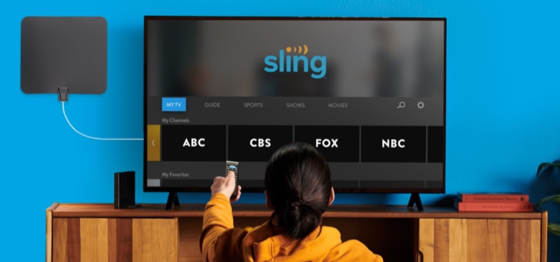 tv with sling tv app