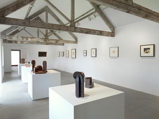 Installation views, ‘Eduardo Chillida’, Hauser & Wirth Somerset, 2021.