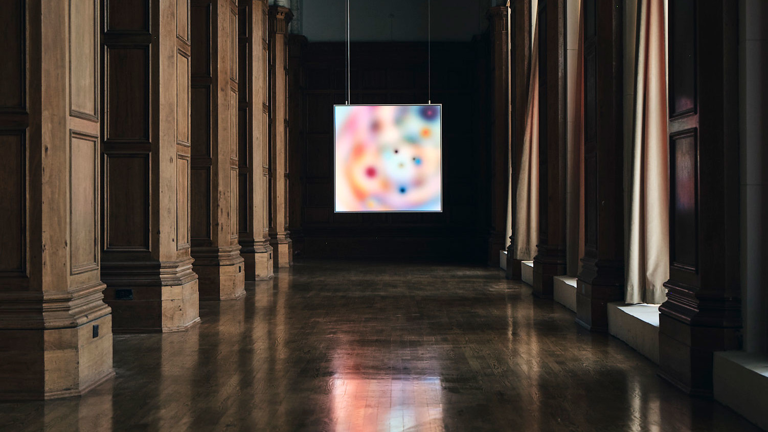 The Layer Canvas, showing Zach Lieberman's 'Untitled'