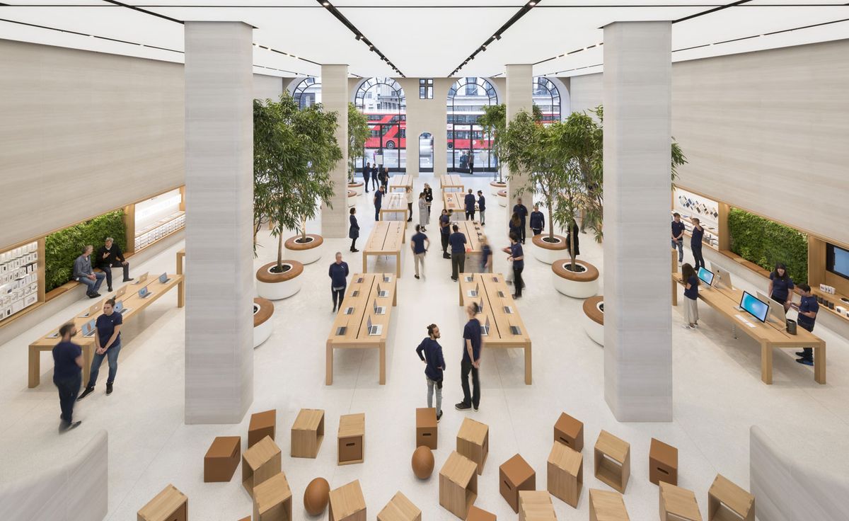 Inside Apple's revamped London Regent Street store - CNET