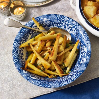 Thyme and Prosecco Parsnips