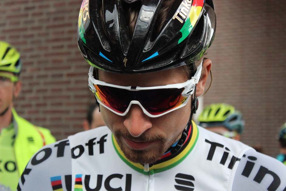 Peter Sagan deep in thought