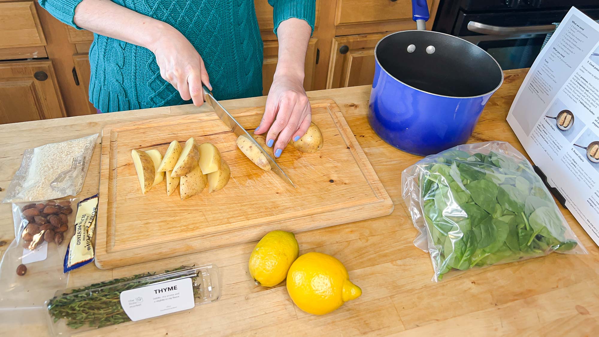 Marley Spoon meal prep