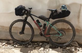 Rook's loaded bike for a trip into Colorado's San Juan Mountains