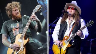 Left&ndash;Brent Hinds, Mastodon, Rock Werchter Festival, Werchter, Belgium, 5th July 2009; Right&ndash;Marcus King performs onstage during Steven Tyler's 7th Annual Jam for Janie GRAMMY Awards Viewing Party 