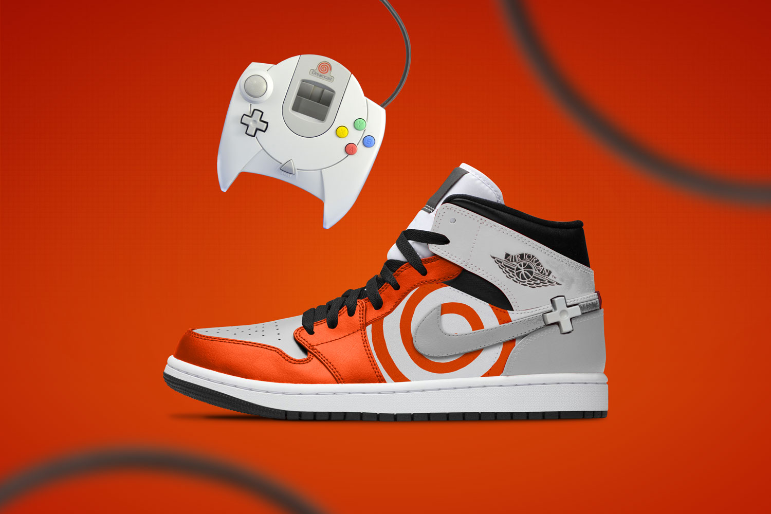 Concept shoe design inspired by the US Dreamcast