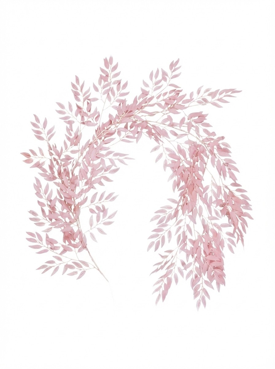 Artificial Pink Willow Leaves