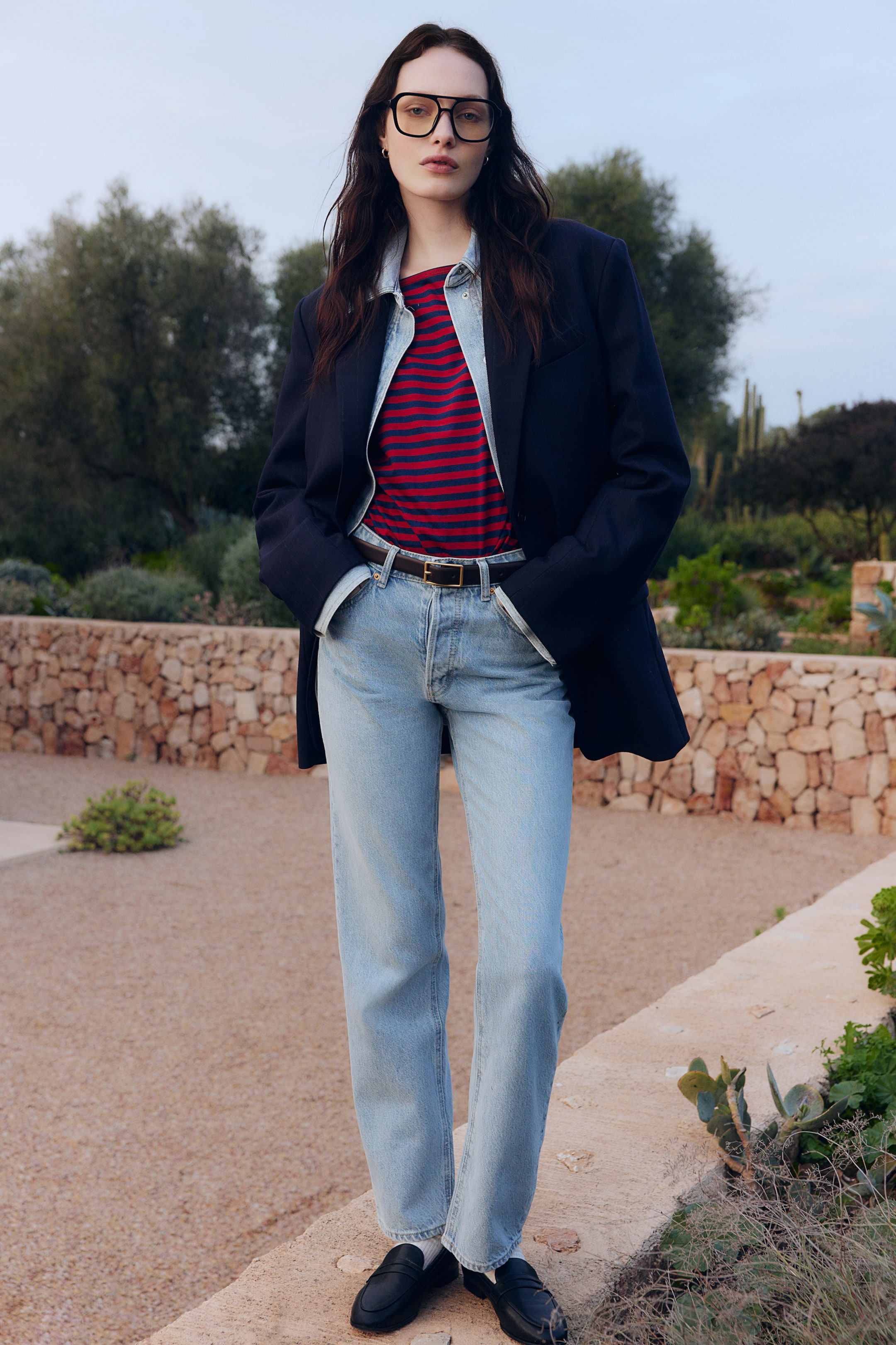 Straight Jeans - Light Denim Blue