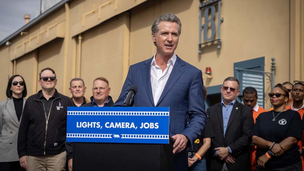 Gov. Gavin Newsom announces a doubling of production tax credits 