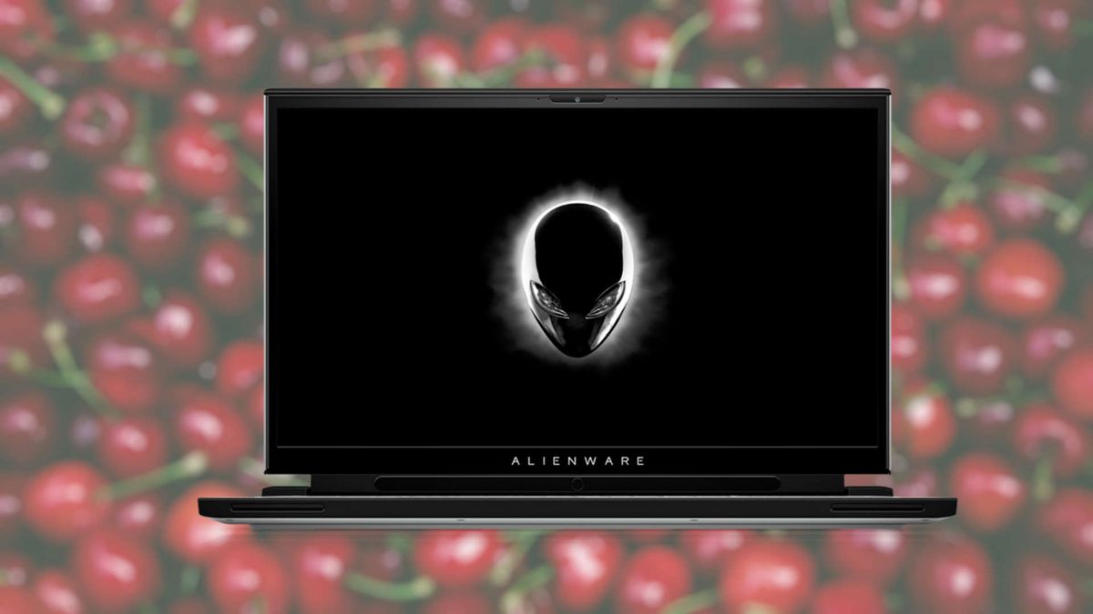 The Dell Alienware m15 R4 Cherry MX collaboration laptop, black