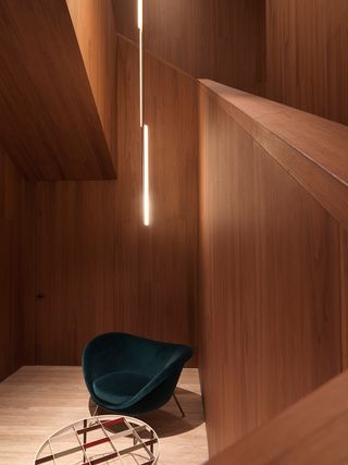 Stairs inside Molteni & C’s New York Flagship Store