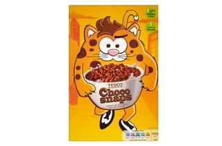 Tesco choco snaps kids' cereals