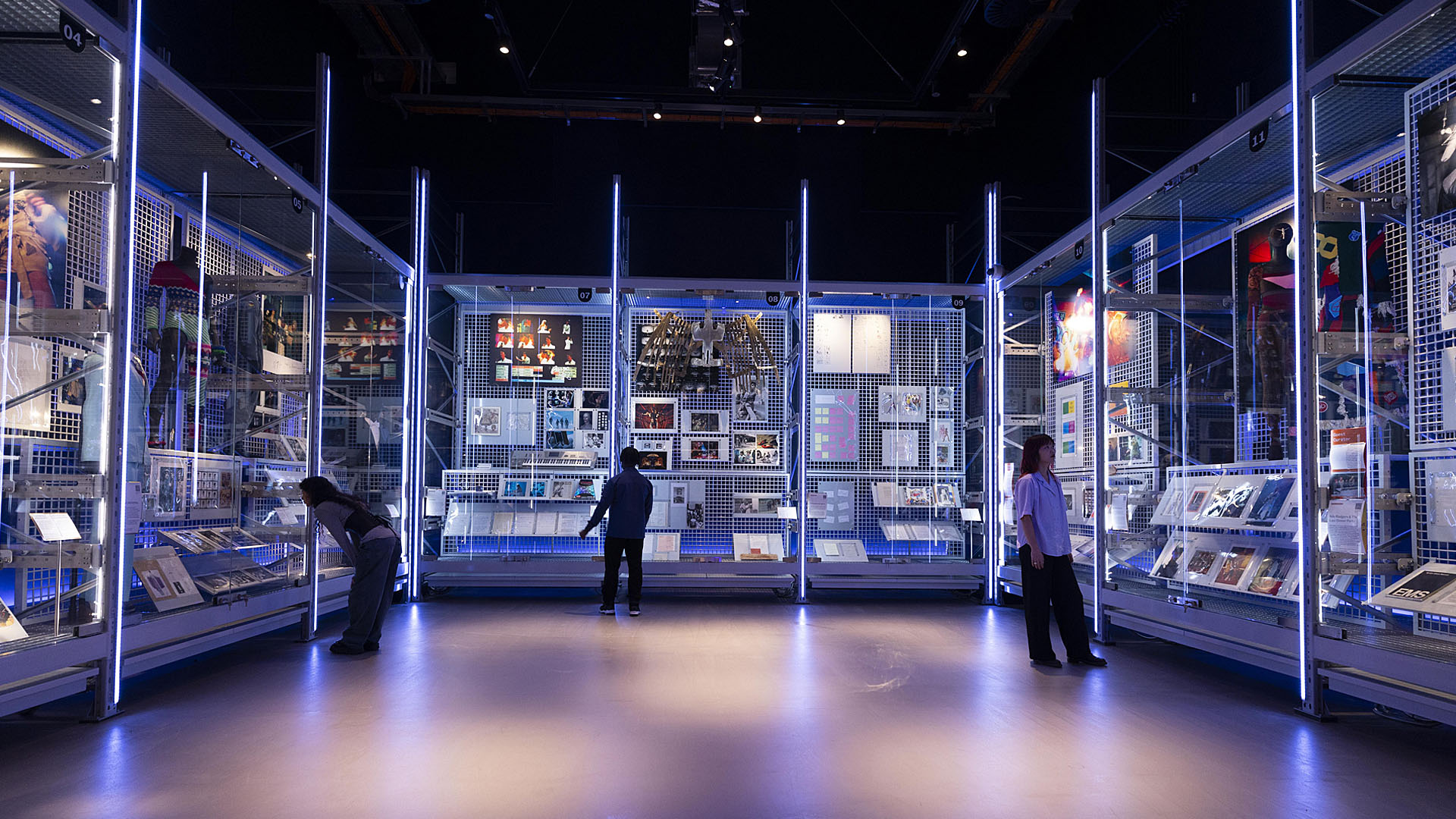 A photo inside the David Bowie Centre in London.