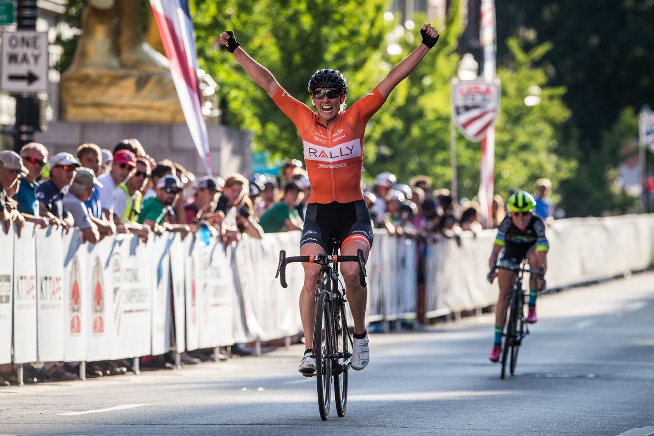Erica Allar (Rally) takes the win