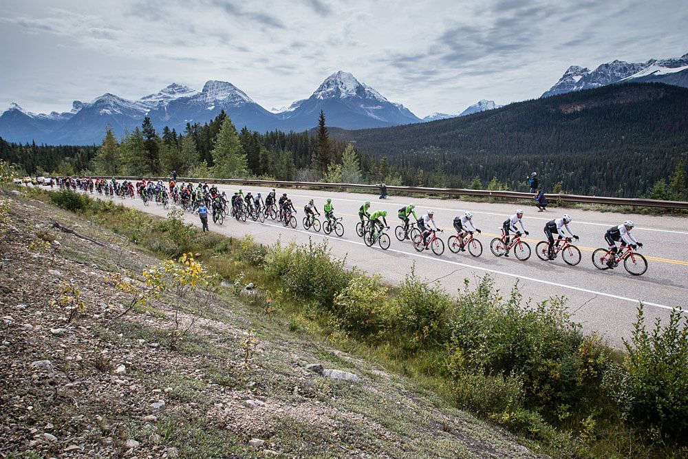 The field keeps the tempo high on the last lap