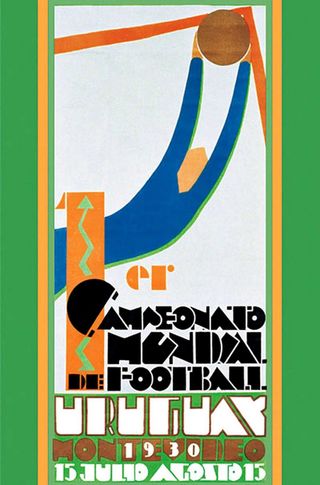 Uruguay 1930 world cup poster
