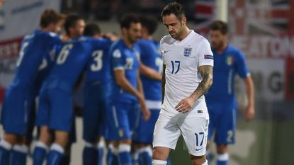 Danny Ings of the England under-21s