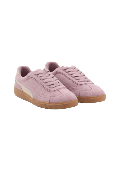 Mango, Combined Suede Leather Sneakers 