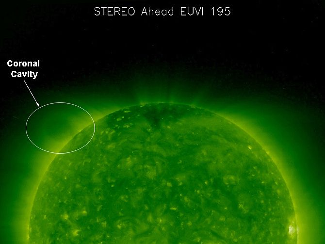 Coronal Cavity in Sun