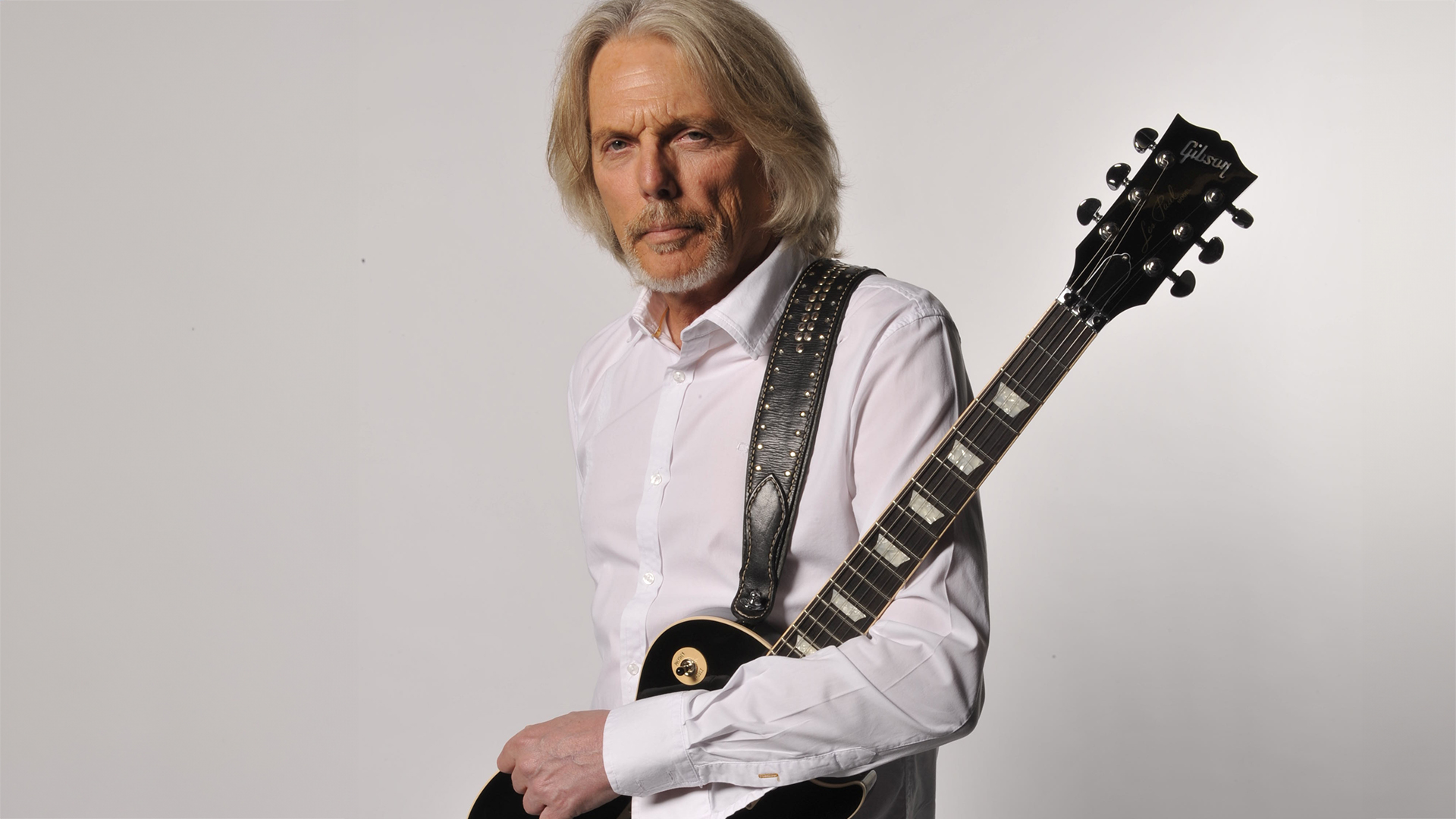 Portrait of guitarist Scott Gorham taken on May 17, 2011.