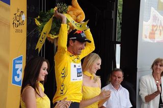 Fabian Cancellara (Saxo Bank) is back in yellow at the Tour.