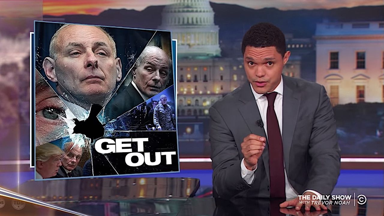 Trevor Noah tackles John Kelly