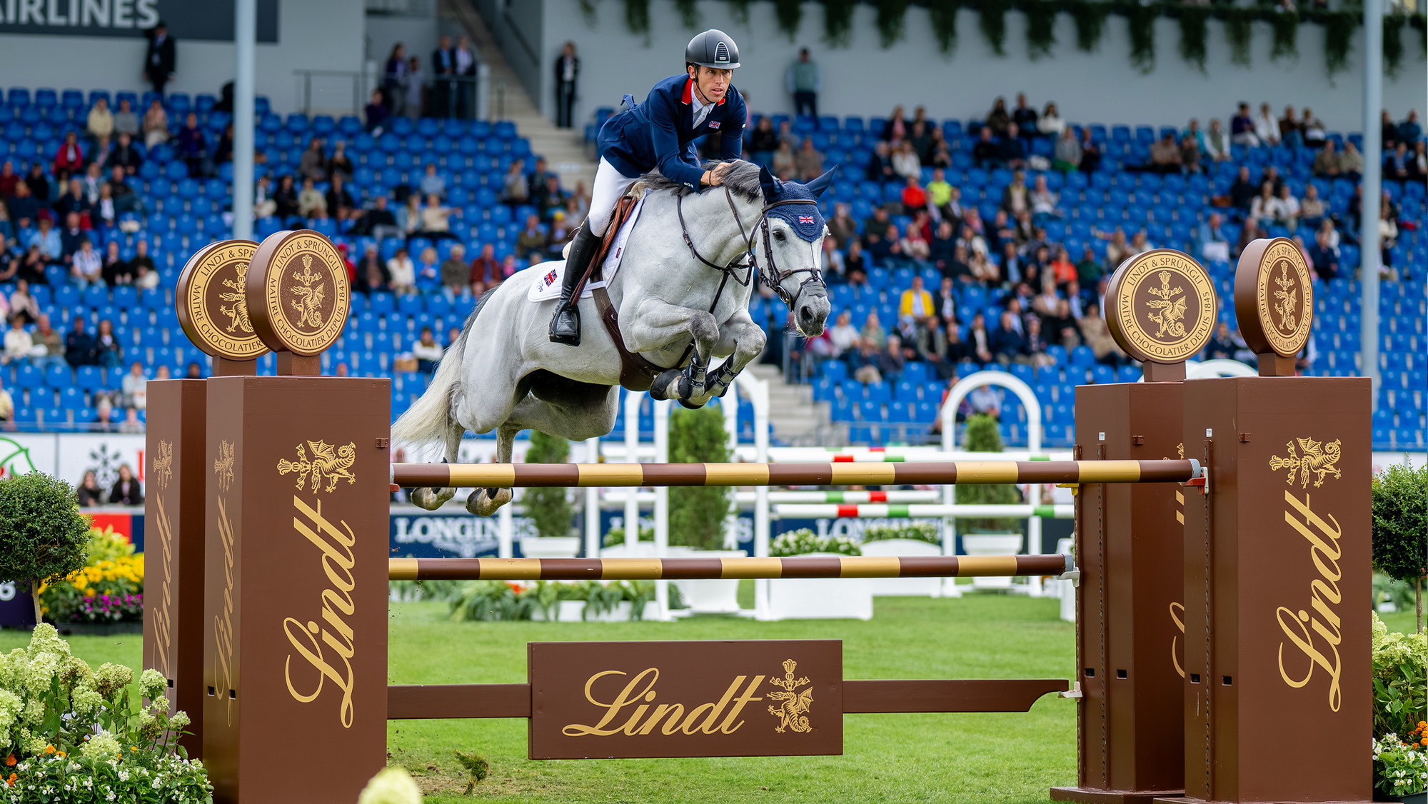 Pictured Great Britain's Scott Brash and Hello Mango at the 2026 showjumping World Championships in Aachen. 