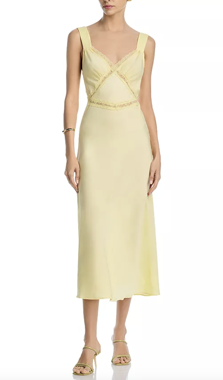 Emory Lace Trim Slip Dress