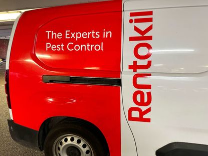 Rentokil van seen in Morden London England