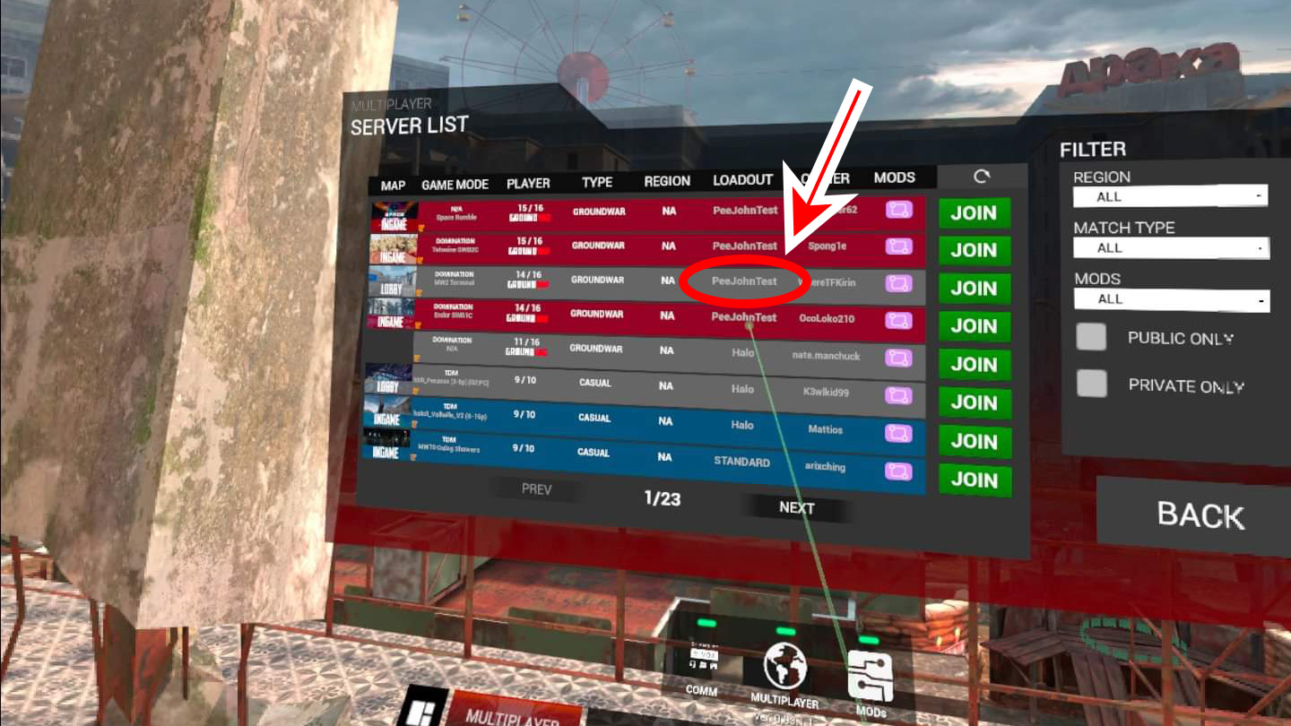Meta Quest 2 Contractors Star Wars Loadout-Auswahl