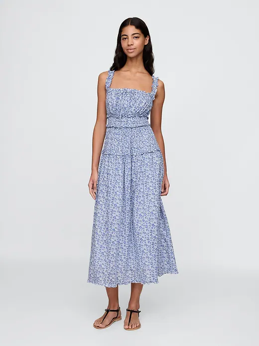gap x Dôen, Floral Midi Dress