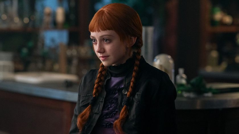 Agnes looking sad at support group.