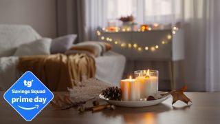Fall decor in living room
