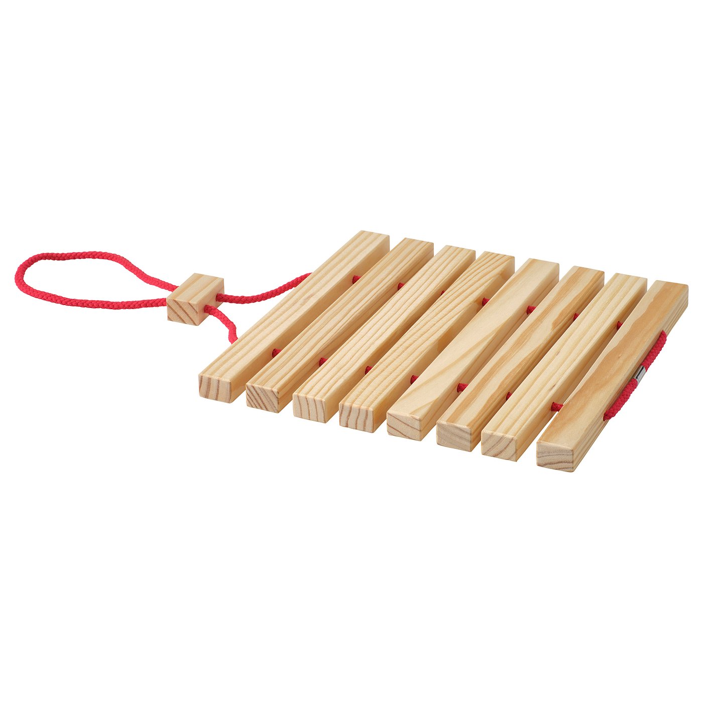 Halvn&amp;Auml;bb Trivet - Extendable Bright Red/pine 6-13x8 "