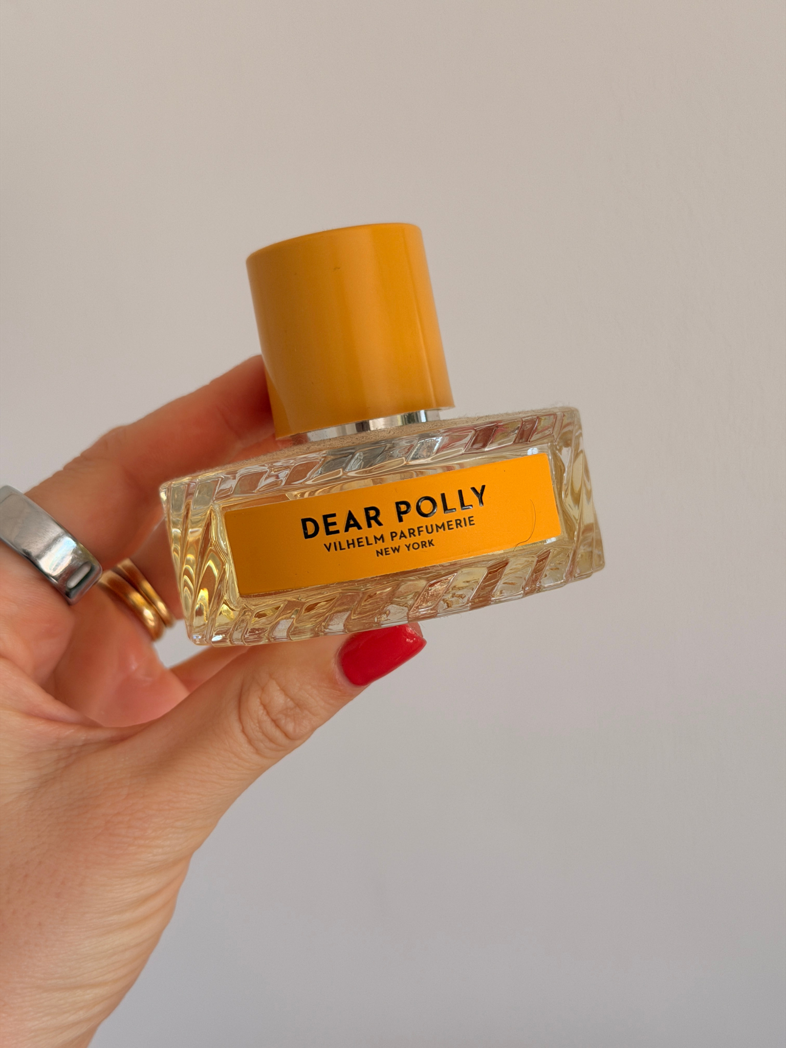 Grace Day holding Dear Polly