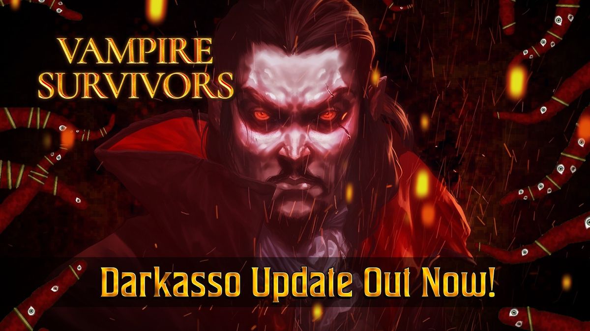 Image of the Vampire Survivors Darkasso update.