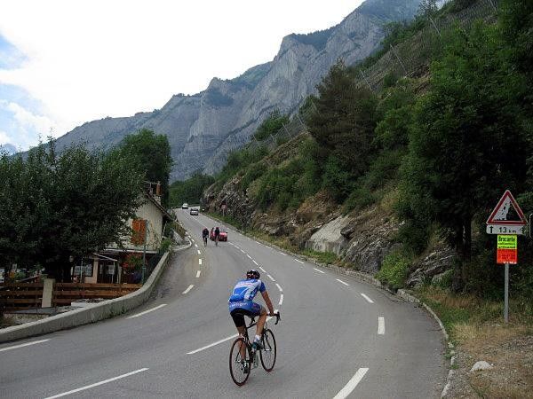 Alpe d'Huez first ramp.
