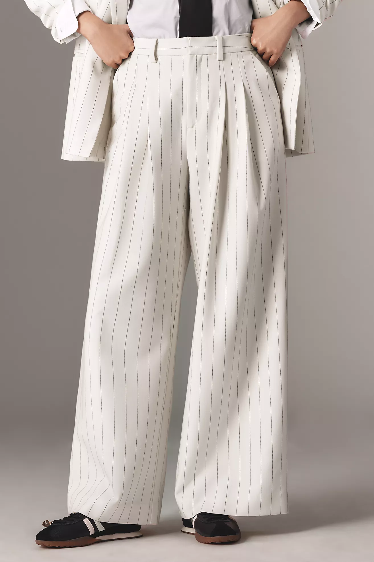 The Avery Elastic-Back Trousers by Maeve