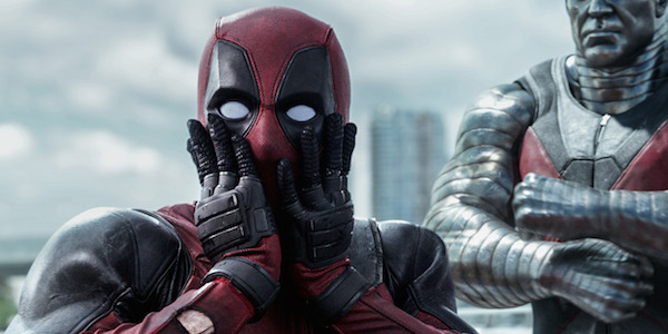 Deadpool looks shocked