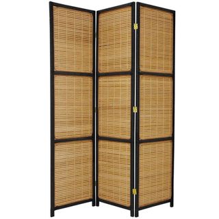 Macaluso Woven Rushes Folding Room Divider