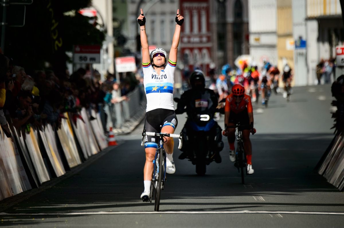 Marta Bastianelli wins stage 2 at the Th&uuml;rignen Ladies Tour