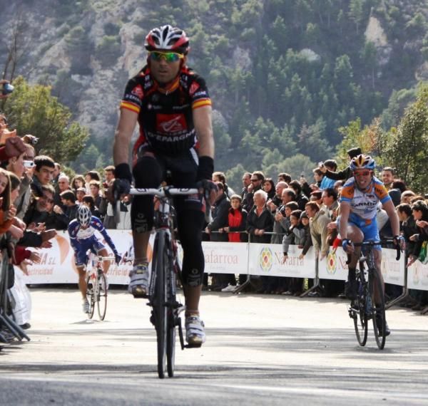 Alejandro Valverde (Caisse d'Epargne) was second in the GP Miguel Indurain