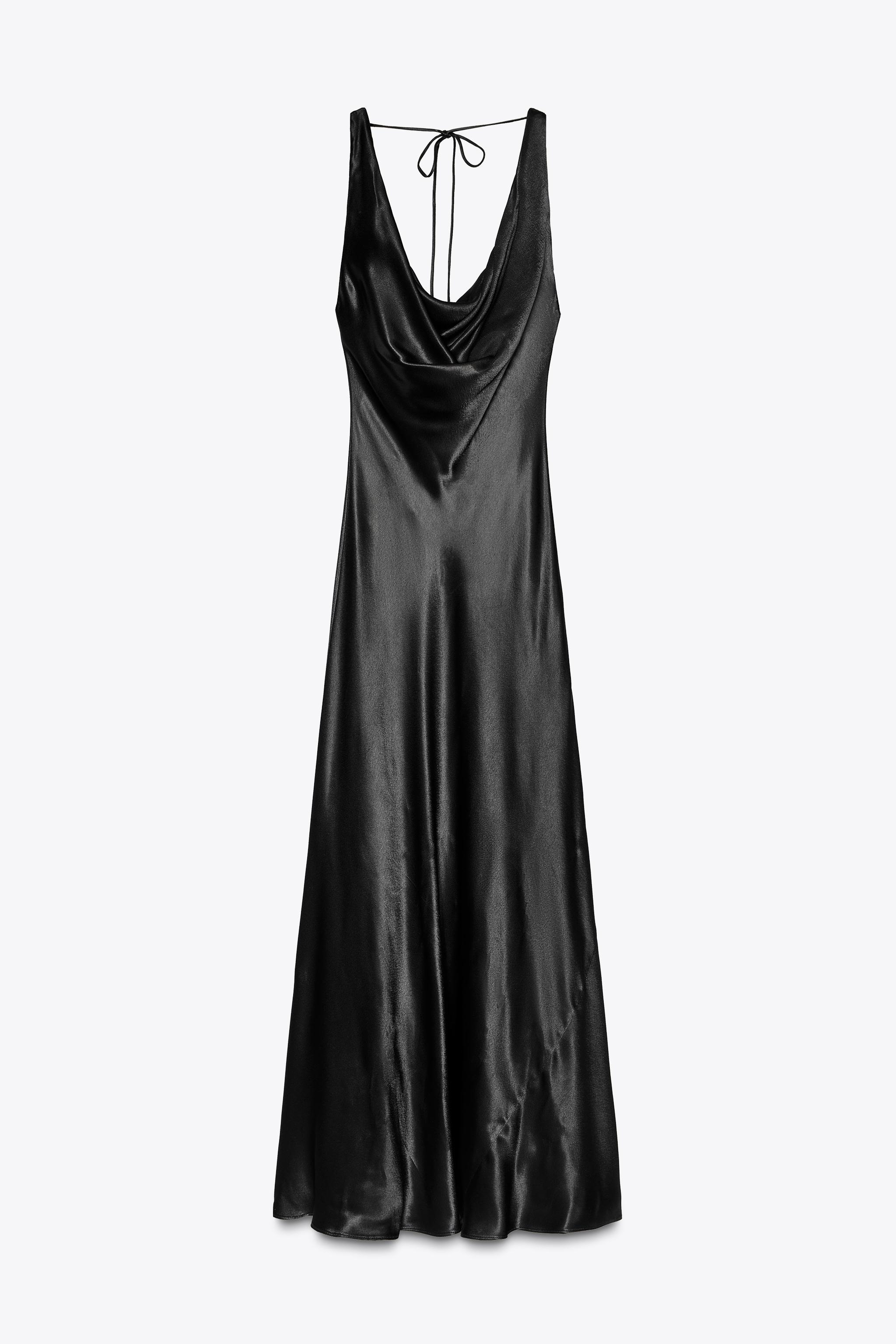 Zw Collection Satin Long Dress