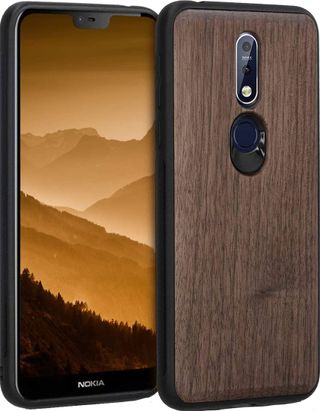 Kwmobile Wooden Cover Nokia 7 1 Render
