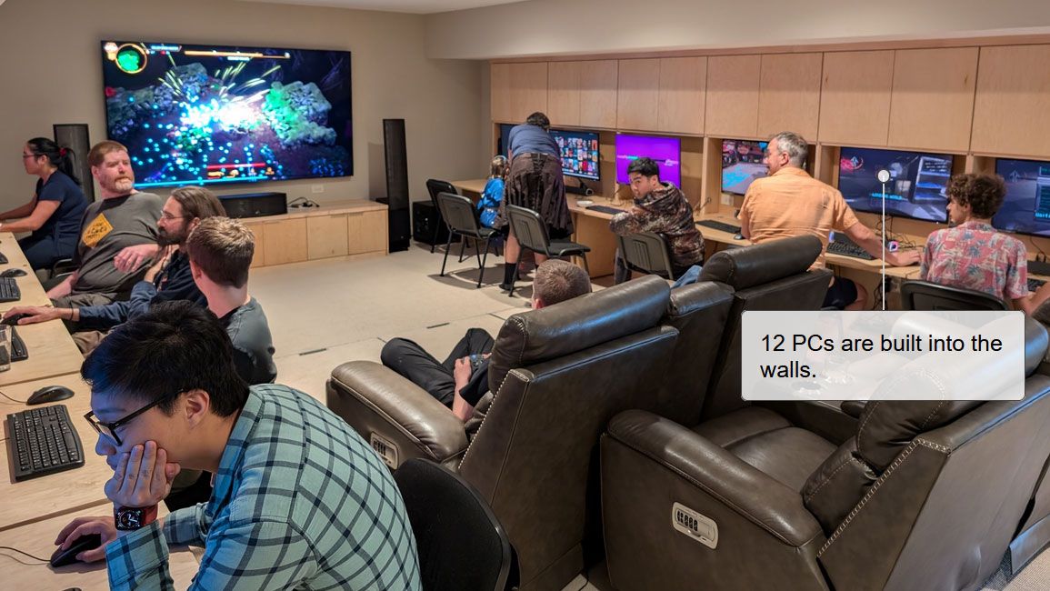 Ludicrous LAN Party House detailed — 22 hideaway gaming stations 