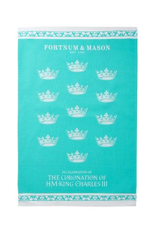 Fortnum's Coronation Tea Towel - coronation gifts