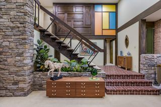 Redone interior of 'The Brady Bunch' house in Los Angeles.