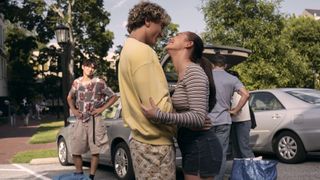 Sean Kaufman, Gavin Casalegno and Lola Tung in The Summer I Turned Pretty