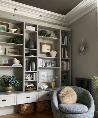 billy bookcase in living room