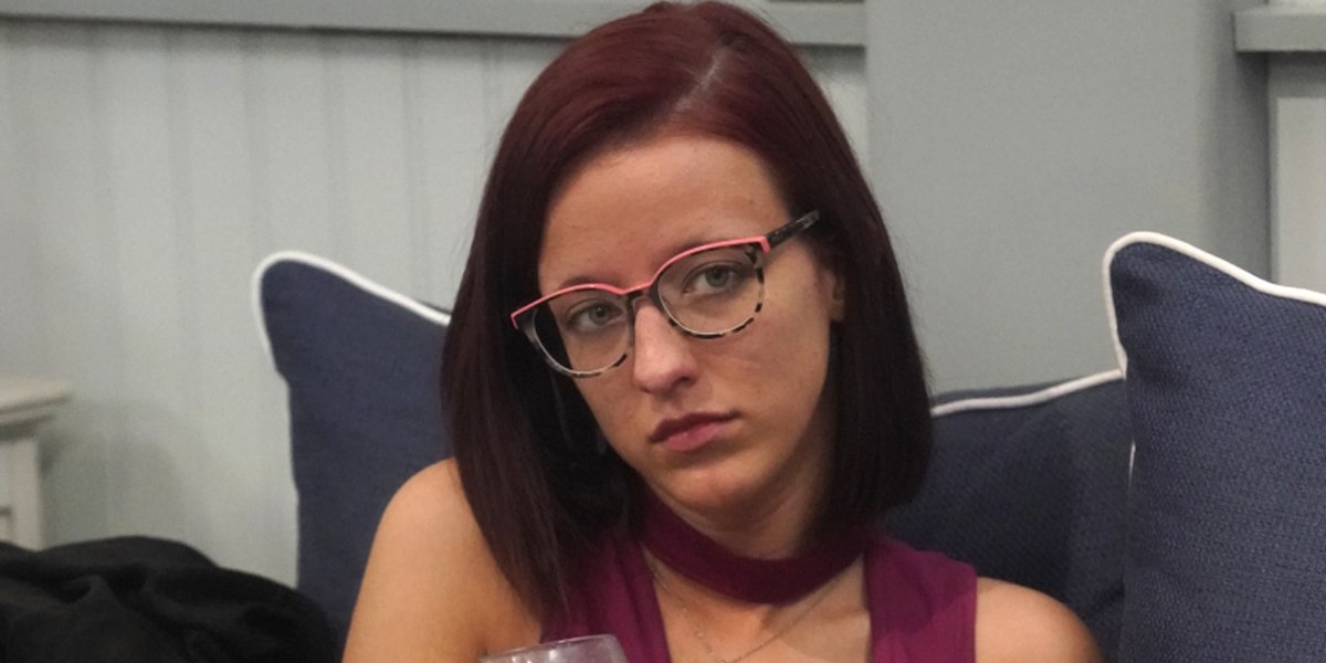 Big Brother 21 Nicole looks serious CBS